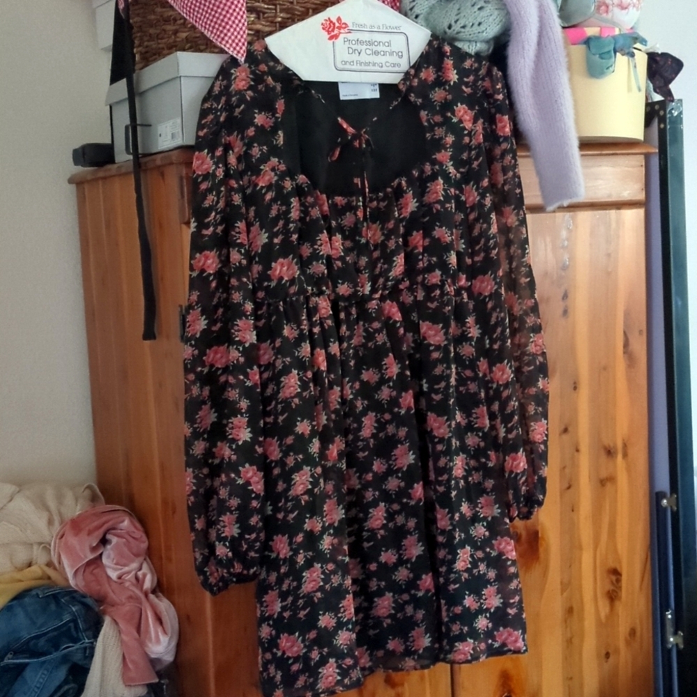 Floral babydoll dress